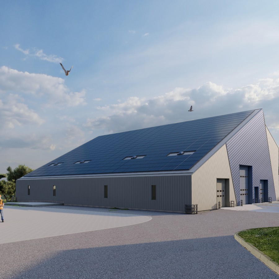 SL20 Architecte - Bâtiment sockage et recyclage Noirmoutier